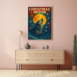 Christmas Moon Poster