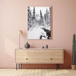 Winter Wonderland Photorealistic National Park Poster