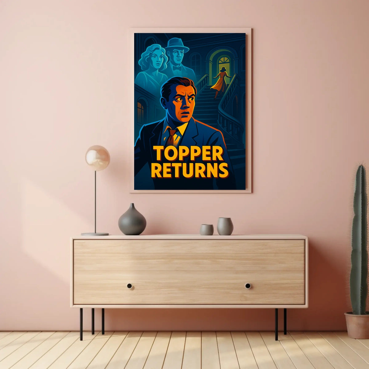 Topper Returns Wanderlust Globe Inspired Cinematic Poster