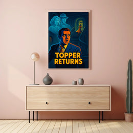 Topper Returns Wanderlust Globe Inspired Cinematic Poster