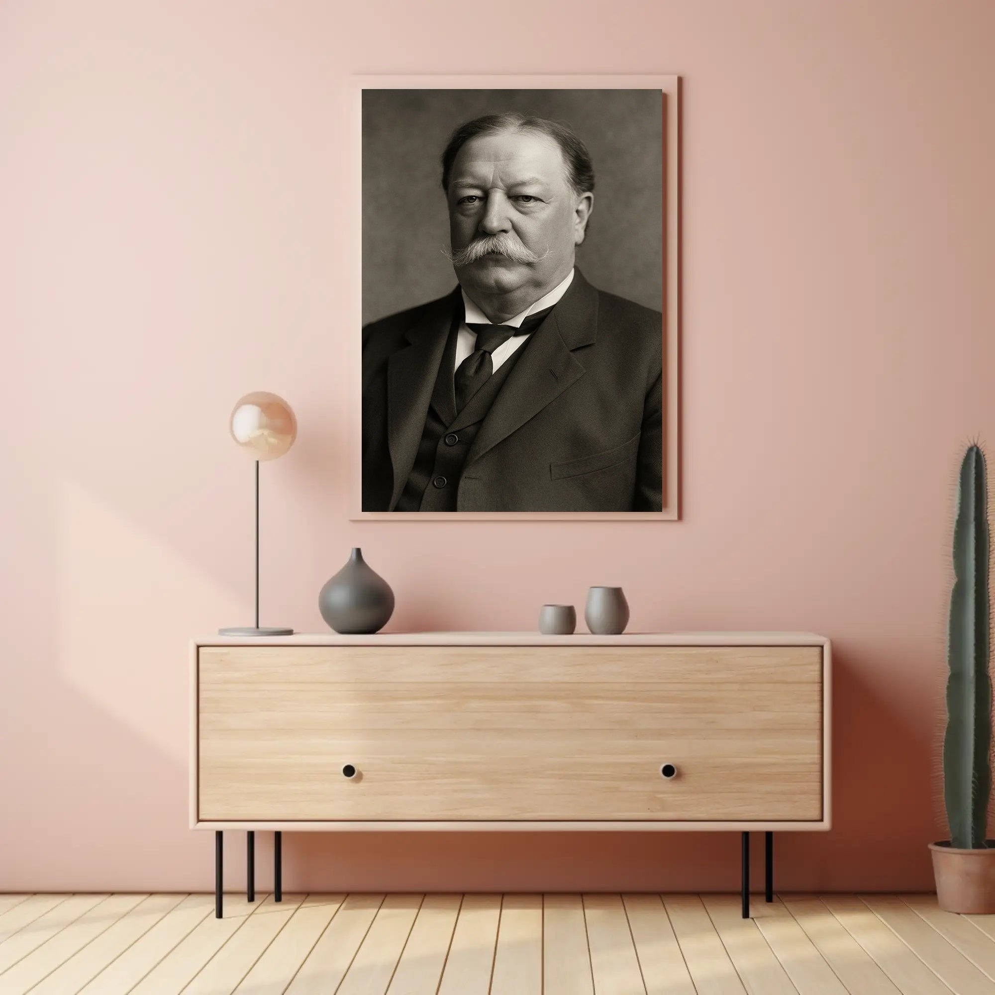 Dignified Portrait of Man in Suit - Historical Poster