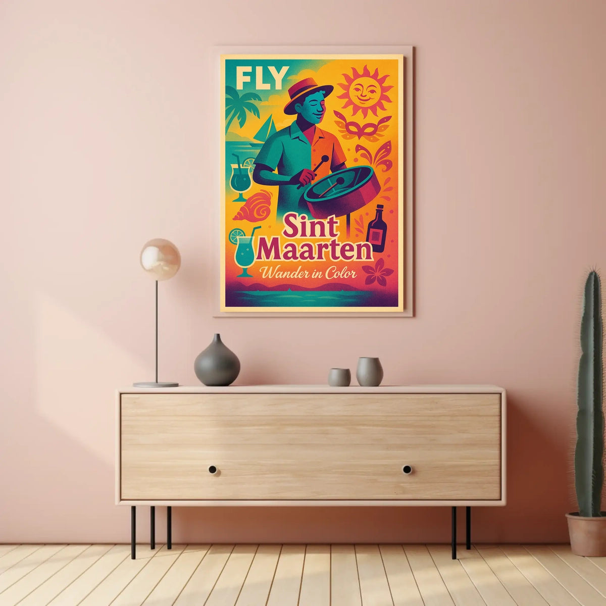 Fly To Sint Maarten Poster