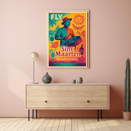 Fly To Sint Maarten Poster