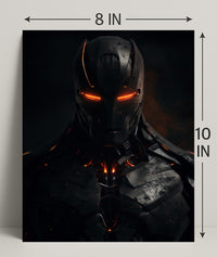 Futuristic Warrior Poster