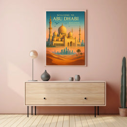 Welcome To Abu Dhabi Poster