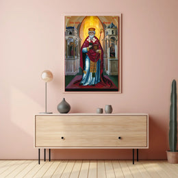 Iconic Religious Figure Poster
