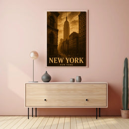 New York Cityscape Poster
