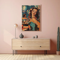 Vintage Glamour Celebration Poster