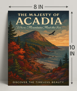 The Majesty of Acadia Poster PosterGoat