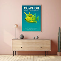 Cowfish NatureS Quirky Marvel Poster
