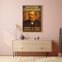 Grover Cleveland 22Nd And 24Th Poster