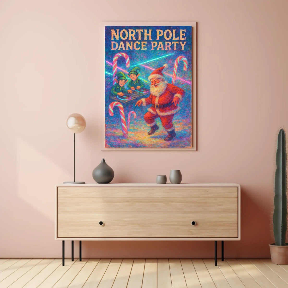 North Pole Dance Party Poster