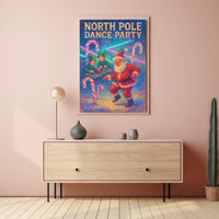 North Pole Dance Party Poster