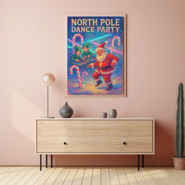 North Pole Dance Party Poster