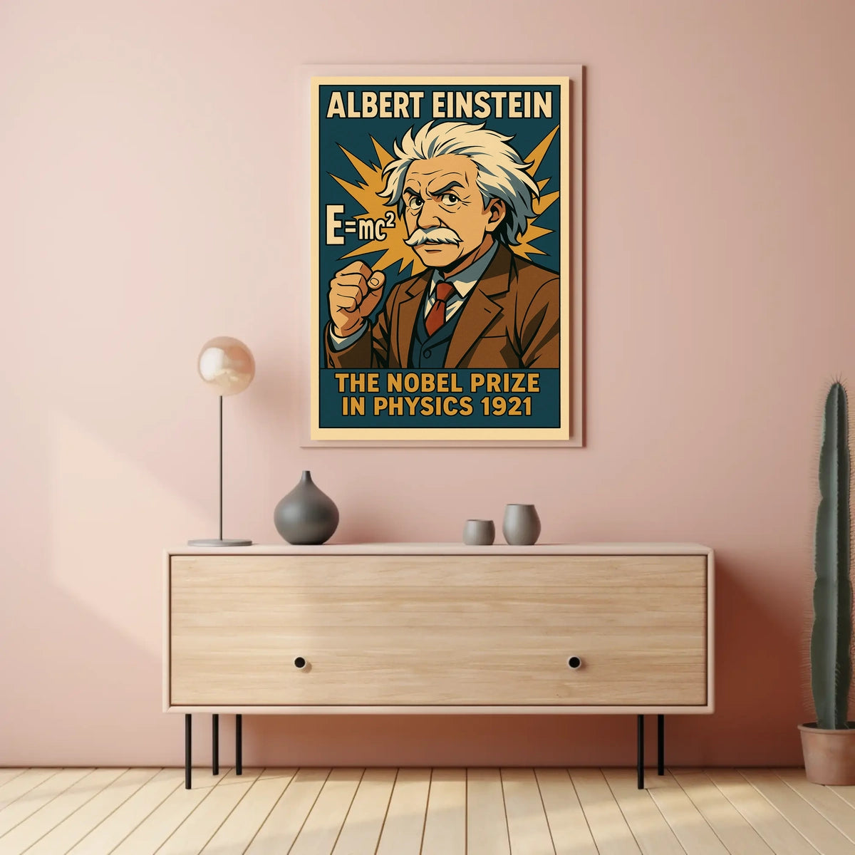 Albert Einstein Nobel Prize In Physics Poster
