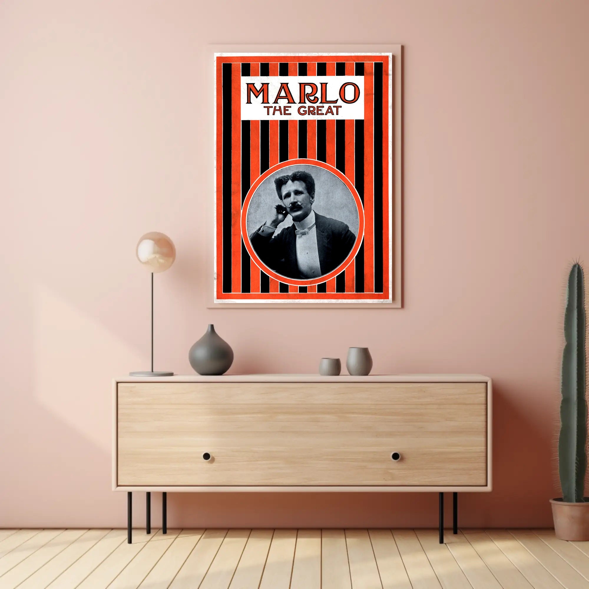 Marlo The Great Vintage Performer Historical Poster