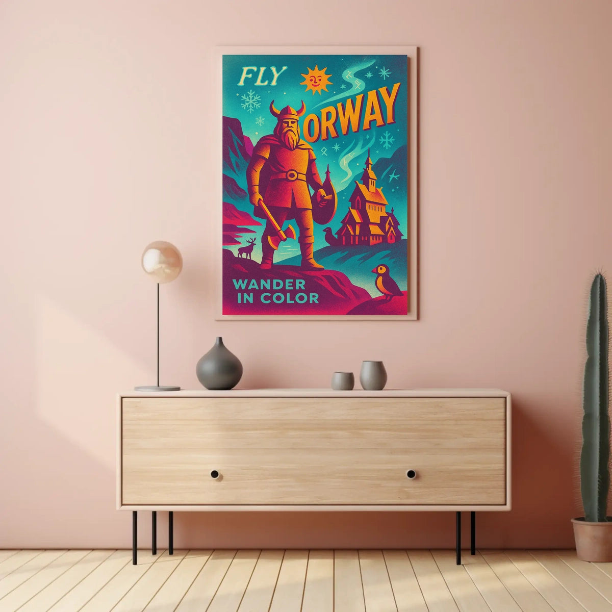Explore Norway Wander in Color Poster