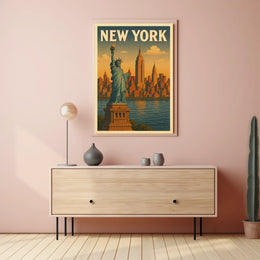 New York City Skyline Poster