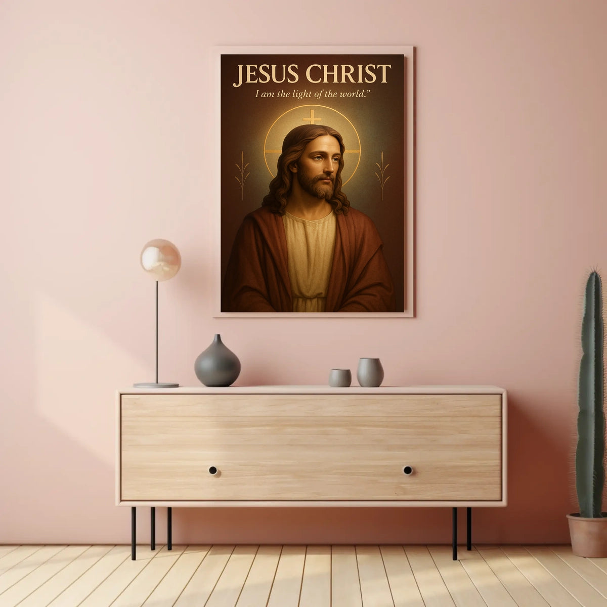 Jesus Christ Light Of The World Poster