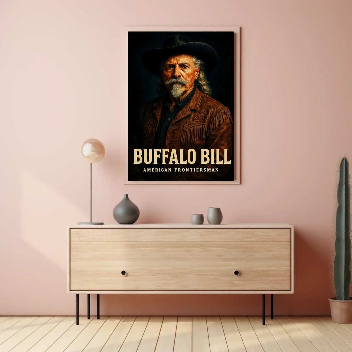 Buffalo Bill Classic Portrait Cultural or Heritage Poster