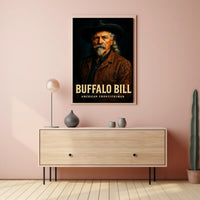 Buffalo Bill Classic Portrait Cultural or Heritage Poster