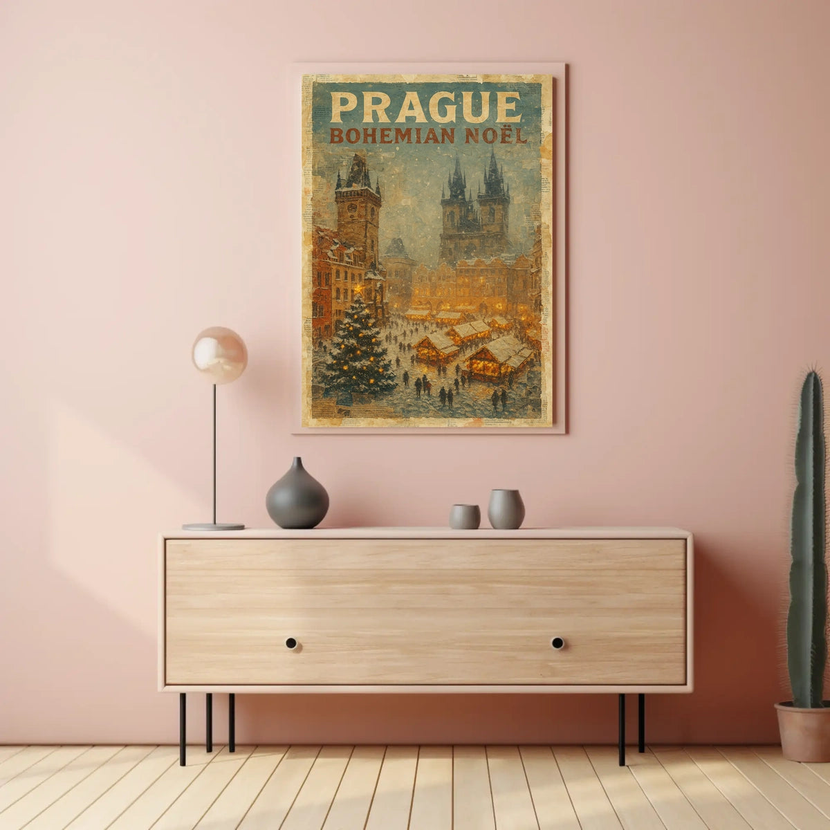 Bohemian Noël In Prague Poster