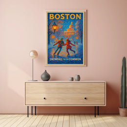 Boston Winter Wonderland Poster