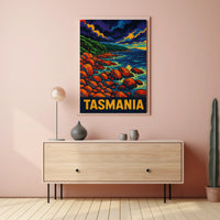 Tasmania Coastal Landscape Poster