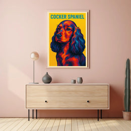 Cocker Spaniel Art Poster
