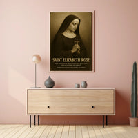 Saint Elizabeth Rose Poster