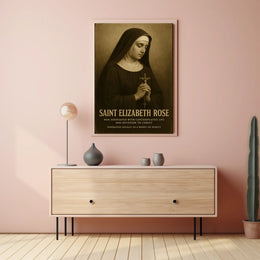 Saint Elizabeth Rose Poster