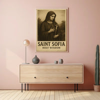 SAINT SOFIA: HOLY WISDOM Religious Art Poster
