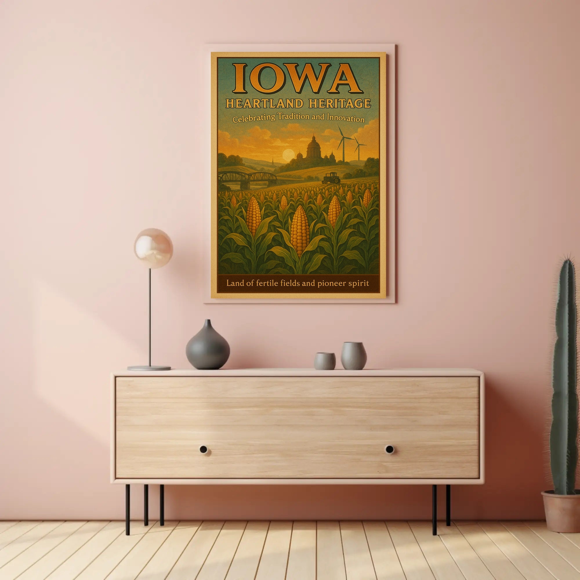 Iowa Heartland Heritage Poster