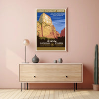 Zion National Park Explore Nature Poster PosterGoat