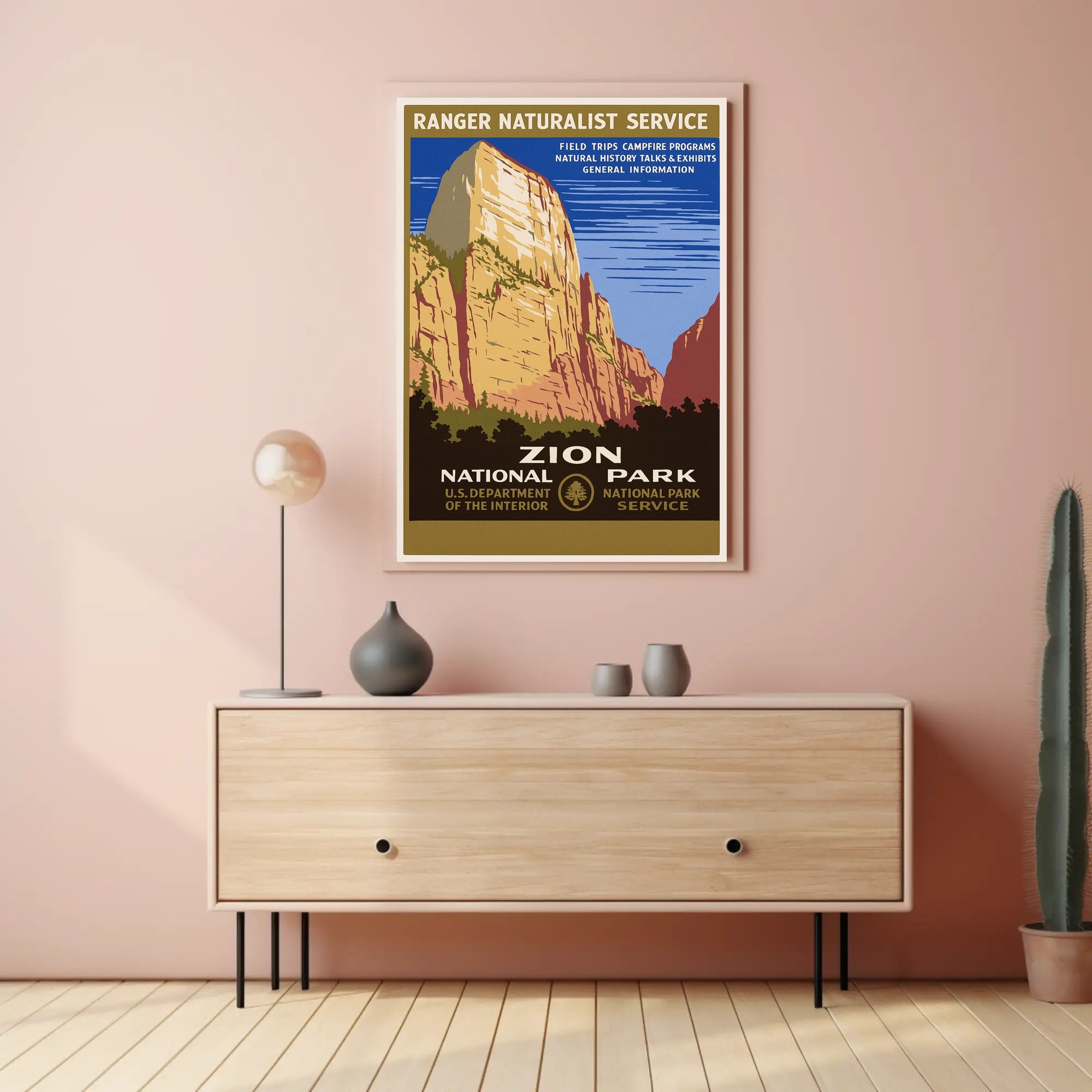 Zion National Park Explore Nature Poster PosterGoat