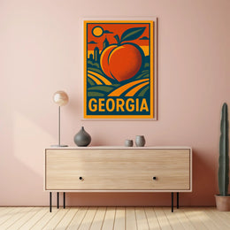 Georgia Peach Poster