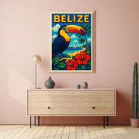 Belize Tropical Paradise Poster