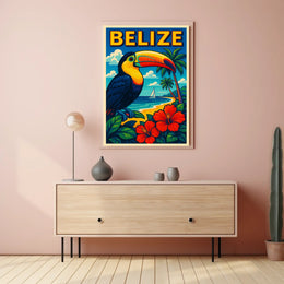 Belize Tropical Paradise Poster