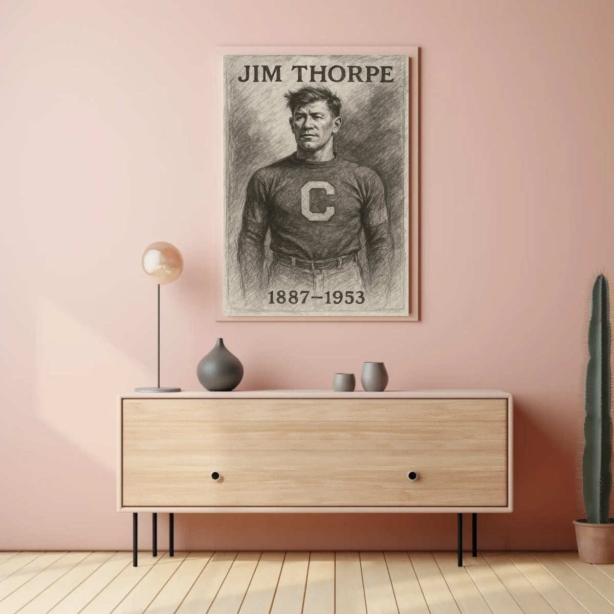 Jim Thorpe A Legendary Athlete Poster