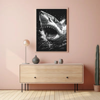 The Ferocious Shark Poster