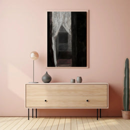 Mysterious Interior Abstract Art Oil-Acrylic Poster PosterGoat