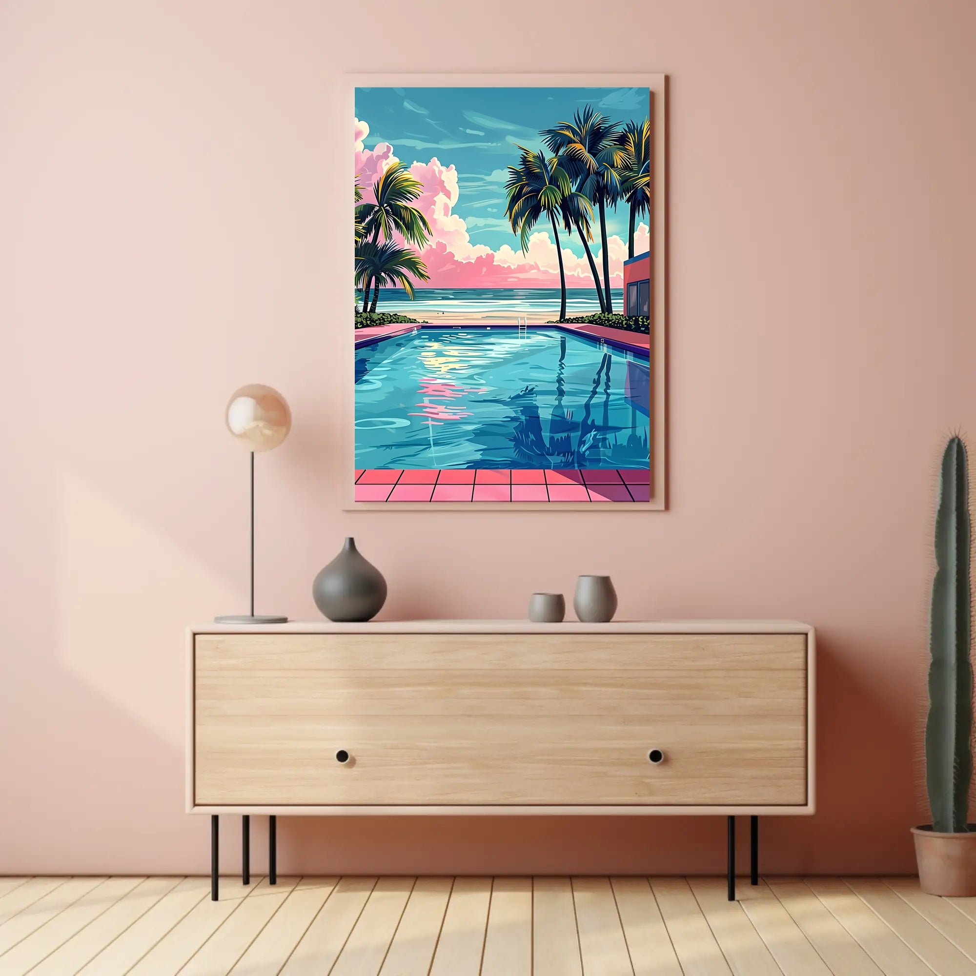 Tropical Oasis Poster