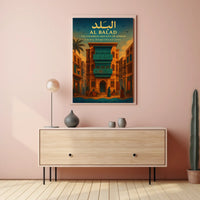 Al Balad The Colorful Old City Of Poster
