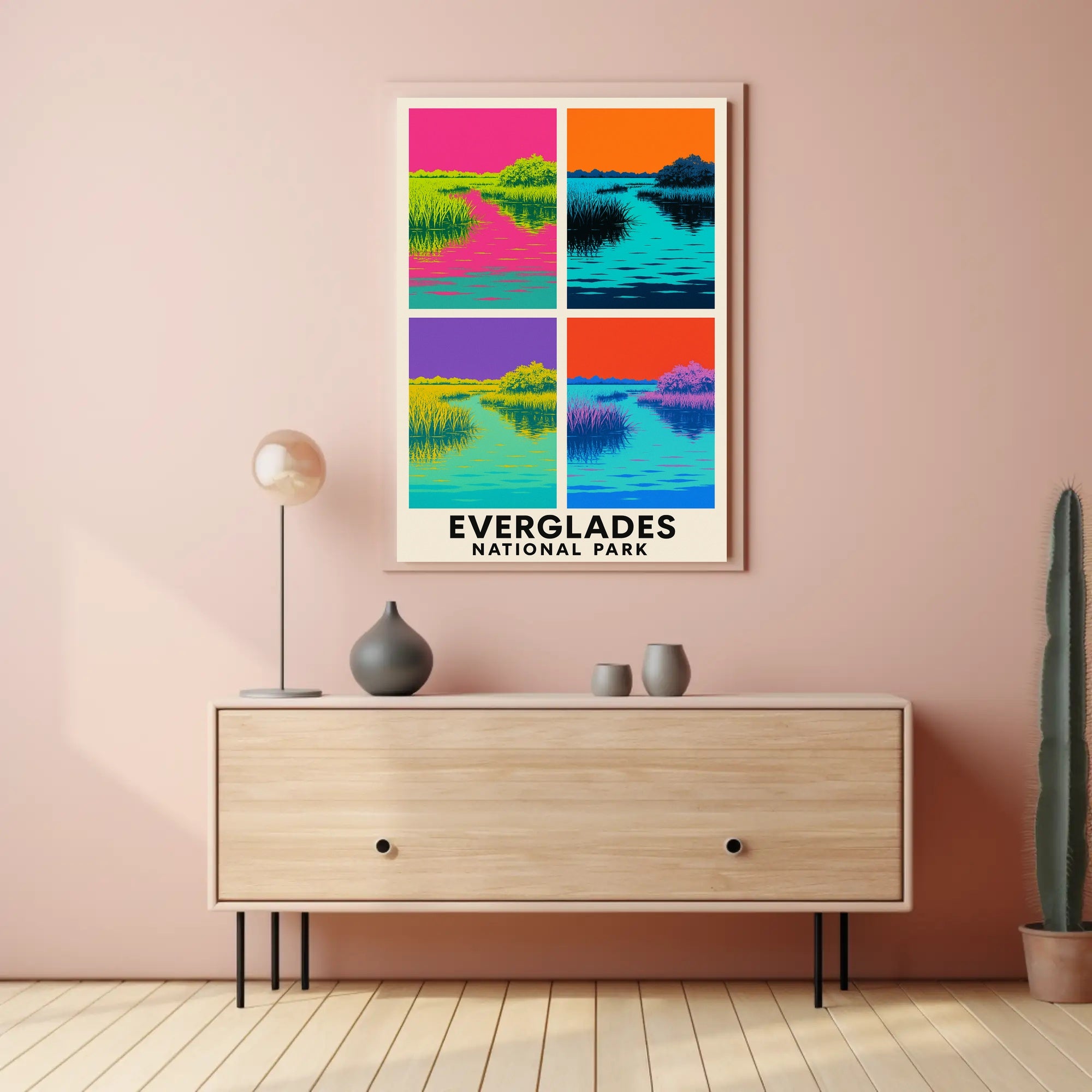Everglades National Park Vibrant Reflections Poster