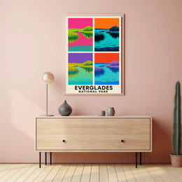 Everglades National Park Vibrant Reflections Poster