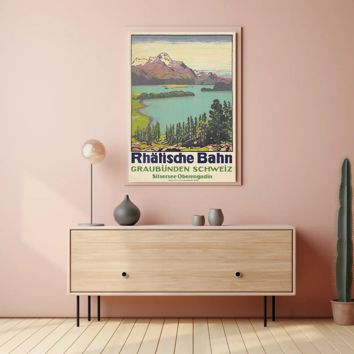 Rhätische Bahn Graubünden, Switzerland Poster