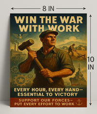 World War II Labor Contribution Poster