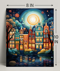 Enchanted Cityscape Poster