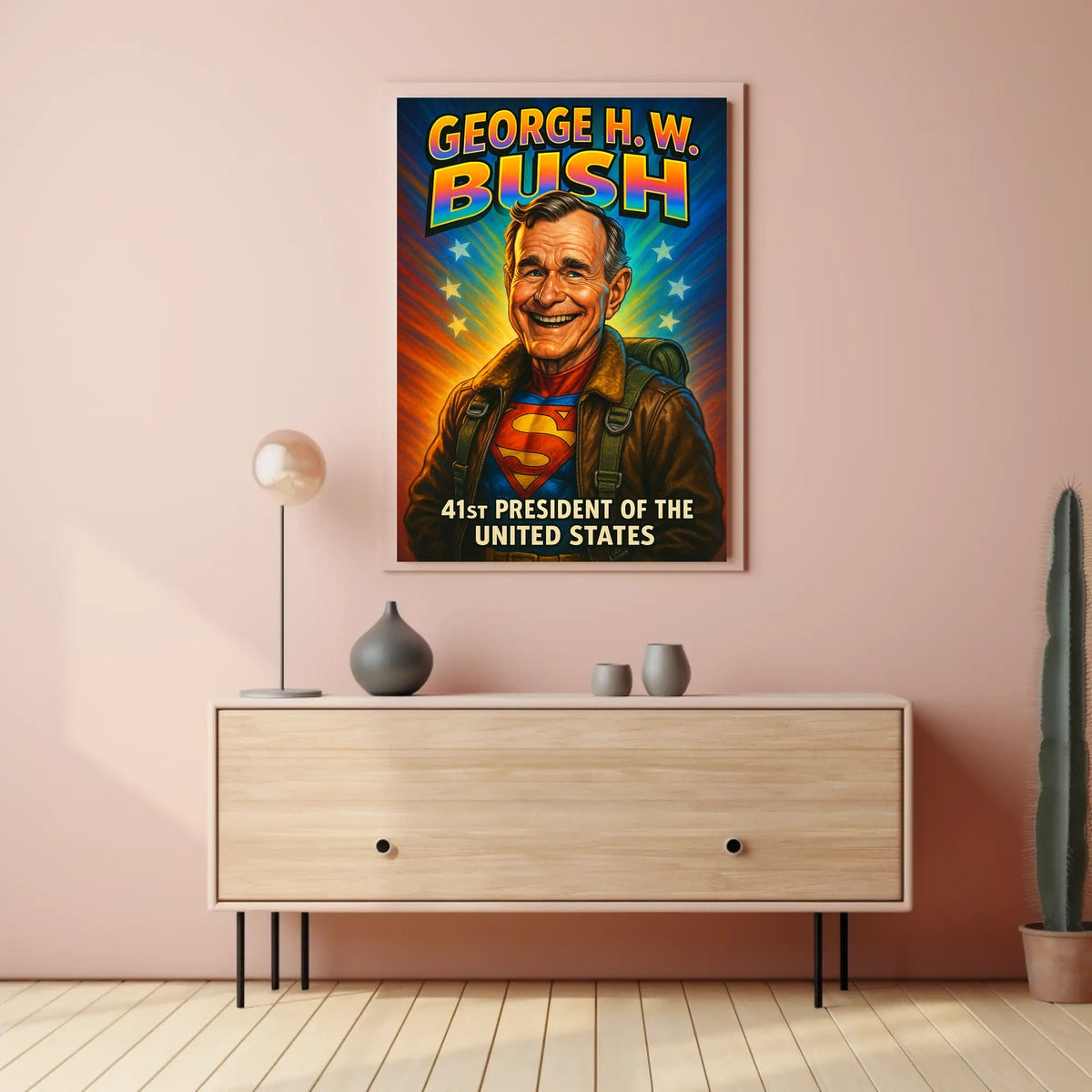 George H. W. Bush 41st President Poster