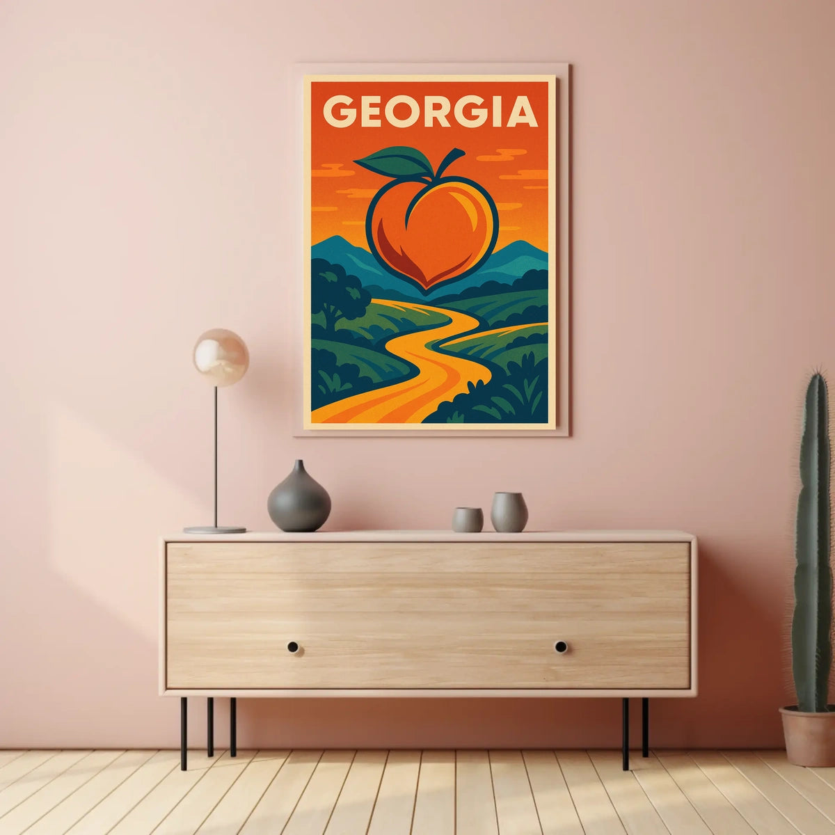 Georgia Peach Poster